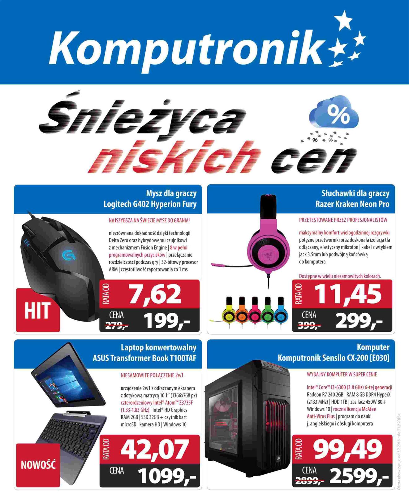 Gazetka promocyjna Komputronik str. 1