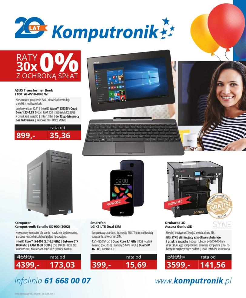 Gazetka promocyjna Komputronik str. 1