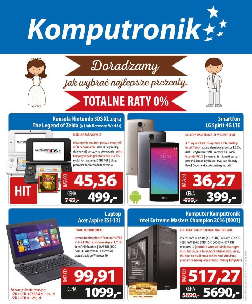 Gazetka promocyjna Komputronik str. 1